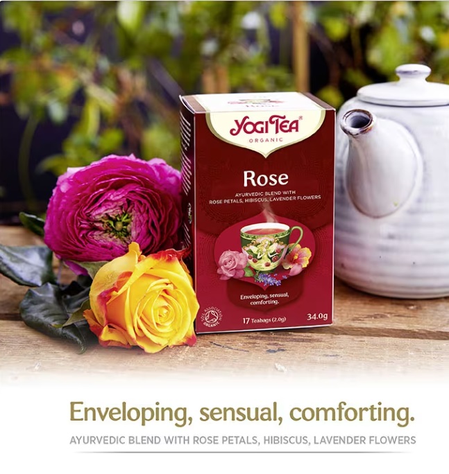 Yogi Tea Rose BIO 17 Tea Bags
